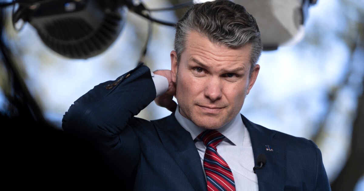 Министърът на отбраната на САЩ Пийт Хегсет е обсъждал планове