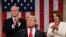 File photo - U.S. President Donald Trump delivers the State of the Union address, alongside Vice President Mike Pence and Speaker of the House Nancy Pelosi, at the US Capitol in Washington, February 5, 2019