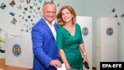  Igor și Galina Dodon la alegerile locale din iunie 2018