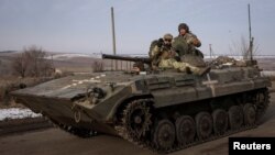 Ілюстраційне фото. Українські військові на БМП поблизу Бахмута, Донецька область, 9 лютого 2023 року