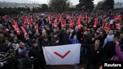 Акция протеста 7 октября в Петербурге