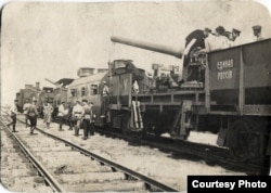 Бронепоезд «Единая Россия», 1919 год. Источник: Википедия.