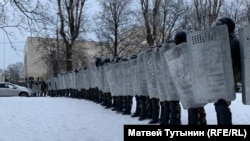 Акция протеста 31 января в Петербурге. 