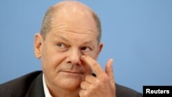 German Chancellor Scholz holds summer news conference in Berlin