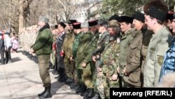 «Народне ополчення» Криму, Сімферополь, лютий 2016 року