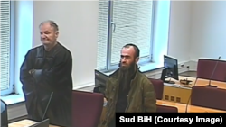 Simbad Bajraktarević tokom izricanja presude za terorizam, 16. februar 2026. 