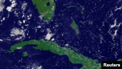 Satelitski prikaz ostrva Turks i Caicos