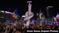 Manifestațiile anti-Covid din 2 octombrie 2021, București.