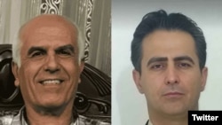 مهدي حسني (ښی) او بهروز احساني اسلاملو