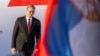 Predsednik Srbije Aleksandar Vučić na mitingu njegove Srpske napredne stranke u Beogradu, 27. juna 2026.