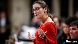 Canadian Foreign Minister Chrystia Freeland 