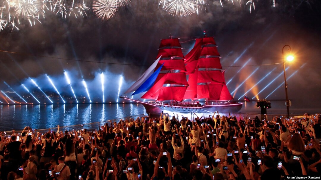 The massive Scarlet Sails graduation ceremony in late June was the latest in a series of high-profile public events in St. Petersburg, a season of pageantry that defied health experts who warned against proceeding with such potential super-spreader events.
