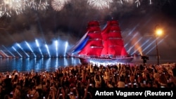 The massive Scarlet Sails graduation ceremony in late June was the latest in a series of high-profile public events in St. Petersburg, a season of pageantry that defied health experts who warned against proceeding with such potential super-spreader events.
