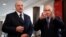Аляксандар Лукашэнка і Ўладзімер Пуцін, архіўнае фота