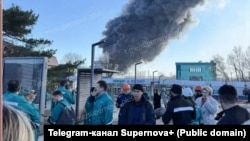 Пожежа на заводі «Нижньокамськнафтохім» у місті Нижньокамську в російській Республіці Татарстан, 31 березня