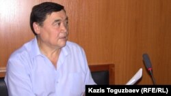 Ramazan Yesergepov appears in court in Almaty in August 2016.