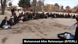 شماری از بی‌جا شده‌ها در ولایت جوزجان 