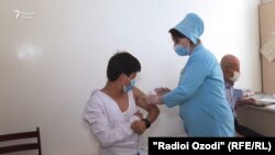 Кампания по вакцинации в Таджикистане