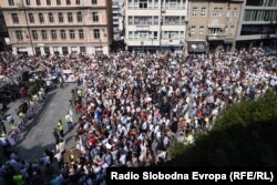 Više od 3.000 ljudi na protestima za Dženana i Davida u Sarajevu, 11. septembar, 2021.