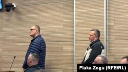 Bedri Shabani dhe Muharrem Qerimi në njërën prej seancave gjyqësore.
