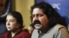 Ali Wazir (right), a member of parliament from the North Waziristan tribal district, was arrested last December on sedition charges.
