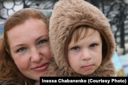 Кирилл Чабаненко и его мама Инесса