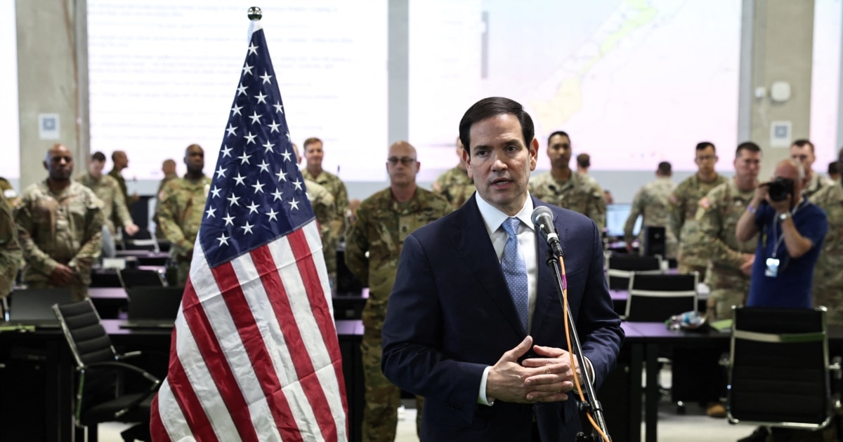 რუბიოს ღაზაში საერთაშორისო ძალების სწრაფად განთავსება სურს