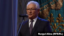 Ерік Сұлтанов, жаңадан сайланған сенат депутаты. Петропавл, 28 маусым 2017 жыл.