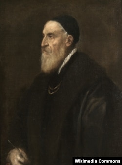 Тициан Вечеллио. Автопортрет. Около 1567