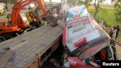 حادثه ترافیکی در ایالت پنجاب پاکستان