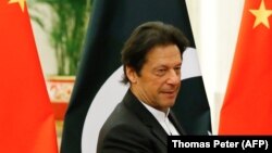آرشیف، عمران خان صدراعظم پاکستان در یک ملاقات در پیکنگ، ۰۲ نوامبر ۲۰۱۸
