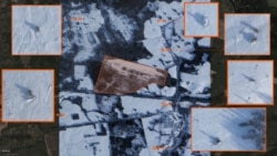 A satellite image captured on February 17, 2026, shows the site of the possible Oreshnik missile deployment site in Belarus, at the center, ringed by what appear to be six installations of air defense and electronic warfare equipment. 