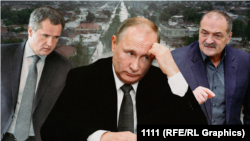 Коллаж: Гладков, Путин, Мелихов