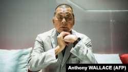 Гонконгдогу белгилүү медиамагнат жана демократиялык кыймылдын активисти Жимми Лай.