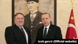 Американскиот државен секретар Мајк Помпео а време на престојот во Турција разговараше со претседателот Реџеп Таип Ердоган
