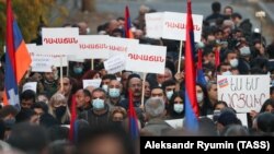 Протести в Єревані, 12 листопада 2020 року