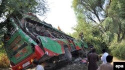 A previous bus accident in Punjab Province last year killed at least 27 people. (file photo)