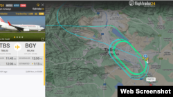 flightradar24-ის მონაცემები