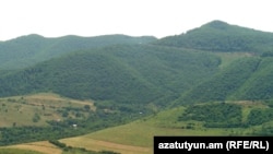 Nagorno-Karabakh - A mountain pass in the Hadrut district, 07Jul2011.