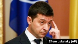 Presidenti ukrainas, Volodymyr Zelenskiy.