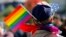 Detalj sa LGBT parade u Prištini 2017. godine