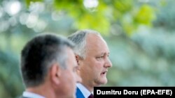 Igor Dodon s-a întâlnit cu liderul transnistrean Vadim Krasnoselski la reședința prezidențială de la Condrița 