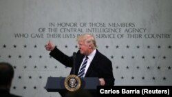 دونالد ترامپ در مقر سیا