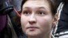 Yana Duhar at a Kyiv court hearing late last year. 