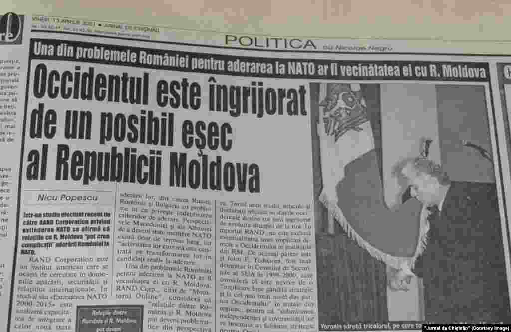 &quot;Jurnal de Chişinău&quot;, 13 aprilie 2001