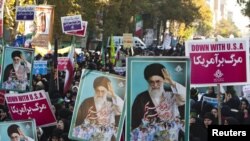 Иранда бүген узучы демонстрацияләрдән бер күренеш