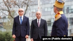 Alexandru Munteanu, primit cu onoruri la sediul guvernului român de premierul Ilie Bolojan. 