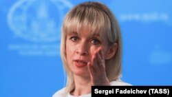 Russian Foreign Ministry spokeswoman Maria Zakharova (file photo)