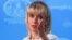 Russian Foreign Ministry spokeswoman Maria Zakharova (file photo)