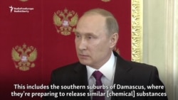 Putin Claims Chemical 'Provocation' Is Planned In Syria